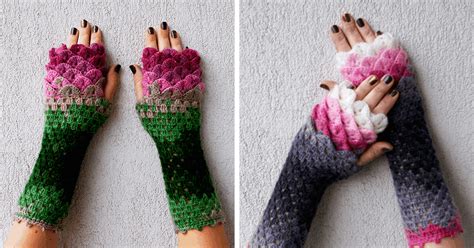 The pattern is on cold days. These Dragon Crochet Gloves Will Keep You Warm and ...