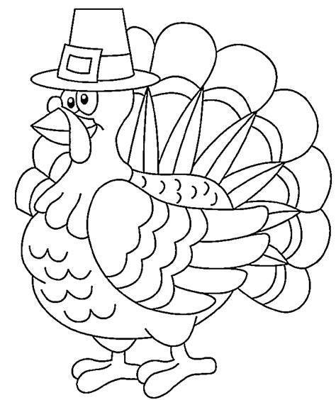 Free Printable Thanksgiving Turkey Coloring Pages Printable Templates
