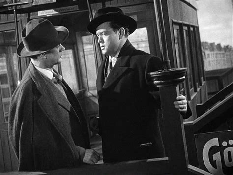 Joseph Cotten And Orson Welles 1949 In The Third Man The Third Man