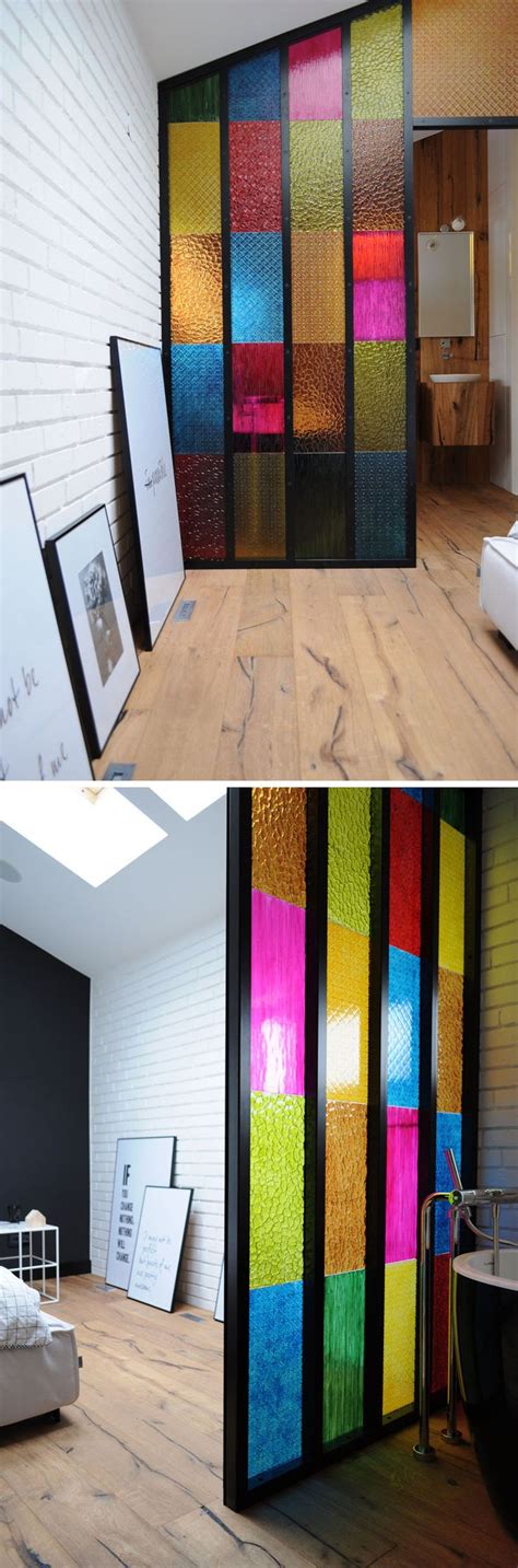 10 Examples Of Colored Glass Found In Modern Architecture And Interior Design Glass Wall