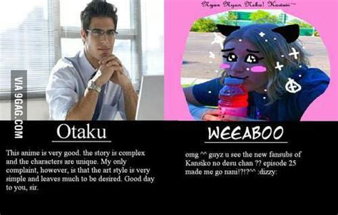 The Difference Between Otaku And Weeaboo 9gag
