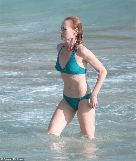 Photos Marg Helgenberger Flaunts Her Bikini Bod Hot Sex Picture