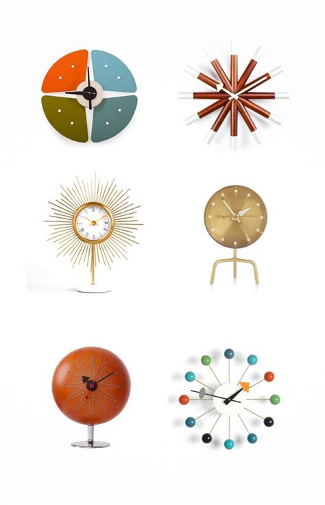 41 Mid Century Modern Clocks To Accessorize Your Wall Desk Or Mantel