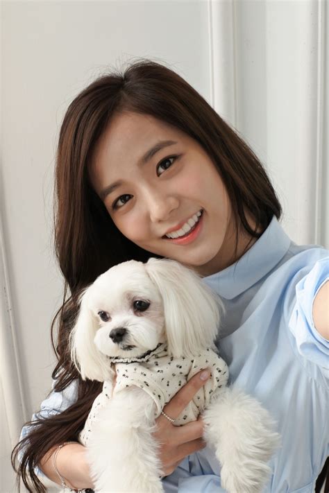 Collection by k dog • last updated 1 day ago. BLACKPINK 블랙핑크 Jisoo with a puppy ^-^ #BLACKPINKINYOURAREA ...