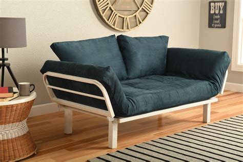 Futon chair this single sleeper convertible chair is an attractive addition to small spaces in your living room, family room and guest room. Everett Twin 32" Loose Back Futon and Mattress | Futon ...