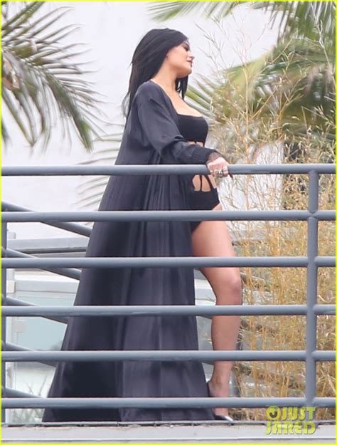 Photo Kylie Jenner Wears Black Monokini For Super Sexy Photo Shoot 32