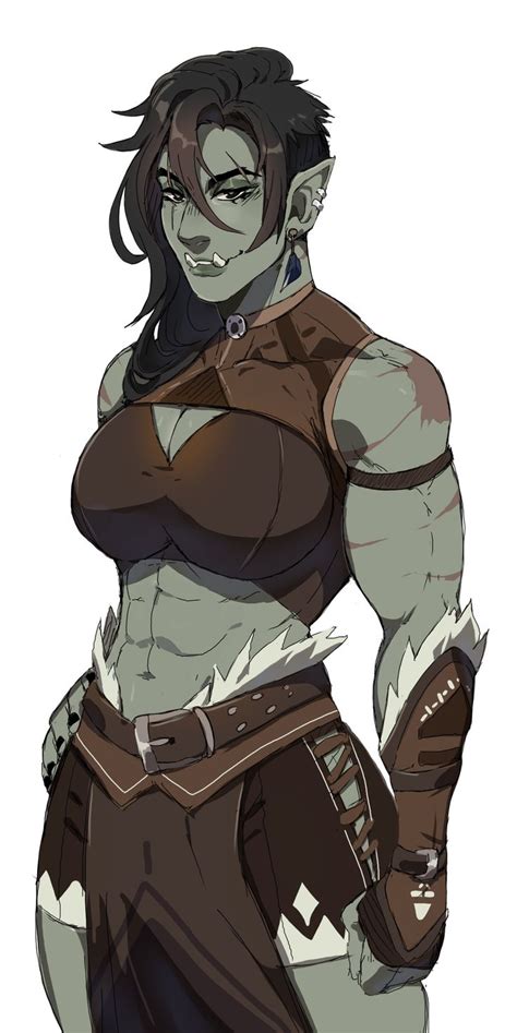 Pin By Obarz On Idéia Pra Personagens Female Orc Female Character