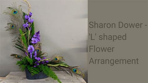 How To Make An L Shaped Flower Arrangement Youtube