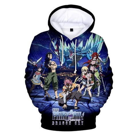 Fairy Tail Hoodie Cute Cosplay Harajuku Kids Hoodie R133 In 2020