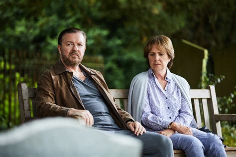 Review Ricky Gervais Brilliantly Balances Humor Melancholy In Netflix