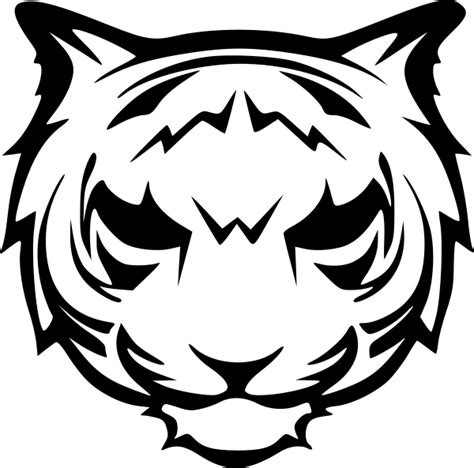Download Tiger Logo Black And White Png Full Size Png Image Pngkit