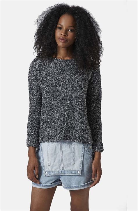 Topshop Slouchy Bouclé Sweater Nordstrom