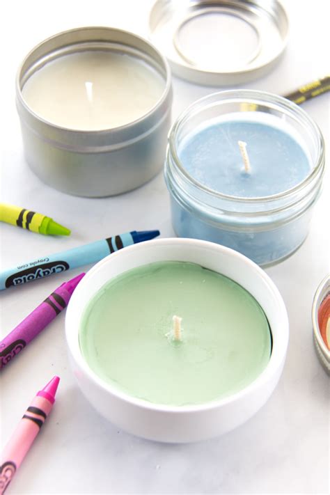 Make Homemade Candles With Crayons And Soy Wax Kids Activities Blog
