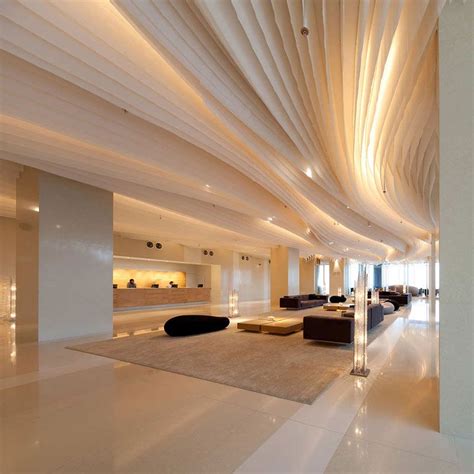 Incredible Ceiling Concept Hotel Interior Design Lobby Design