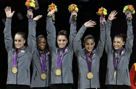 Where Are They Now The Fierce Five Us Womens Gymnastics Team That Won Gold At The 2012