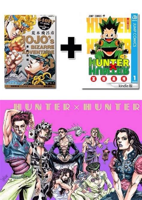 Hunter X Hunter In Hirohiko Arakis Art Style Jojos Bizarre Adventure