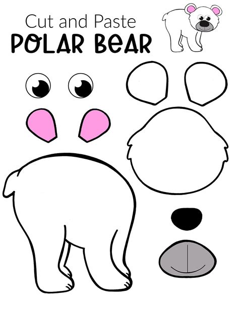 Easy Polar Bear Arctic Animal Craft For Kids Arctic Animals Crafts