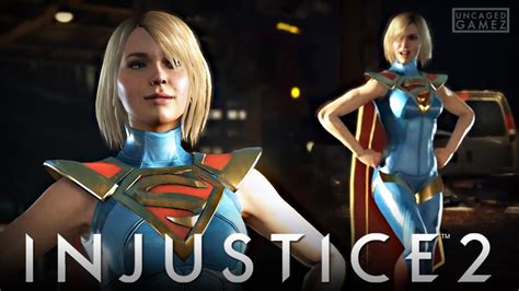 Injustice 2 New Supergirl Gameplay Breakdown Youtube