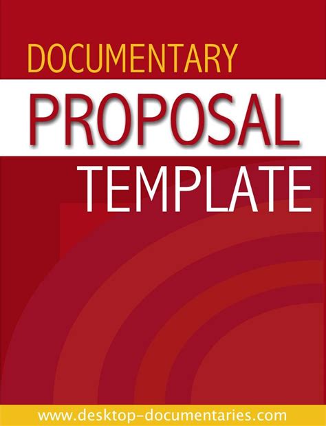 Free Documentary Proposal Template Pack Free Printable Templates