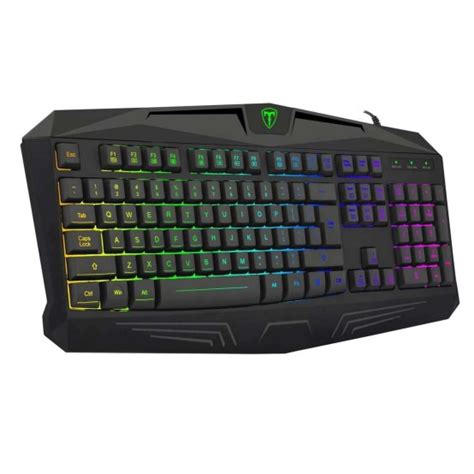 Tastatura T Dagger Tanker Rainbow Mechanical Keyboard Black T Tgk106