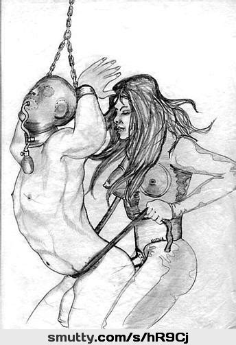 Femdom Strapon Bondage Pegging Cartoon Breathplay