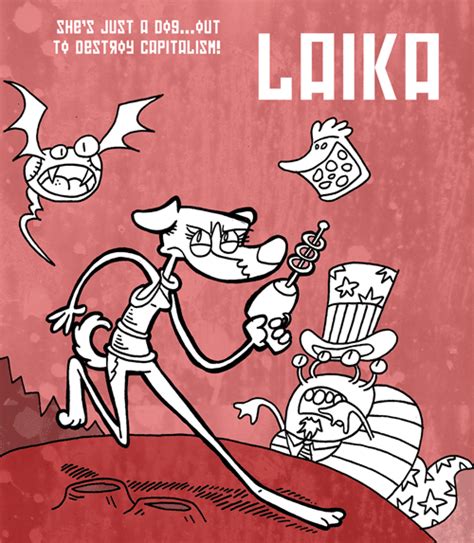 Laika Is First Dog In Space By Galago On Deviantart