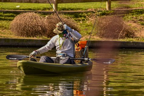 Fisherman In A Rowboat On The Lake Free Stock Photo Public Domain