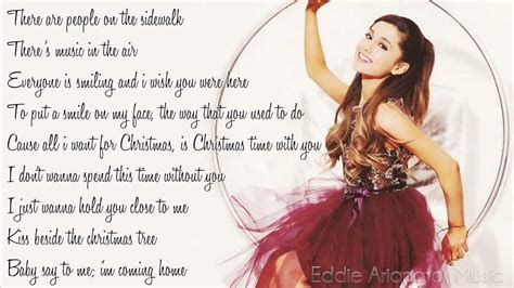 I want to be alone was not present on the original dear tommy tracklist, and the record remains elusive. Ariana Grande - I Don't Want To Be Alone For Christmas ...