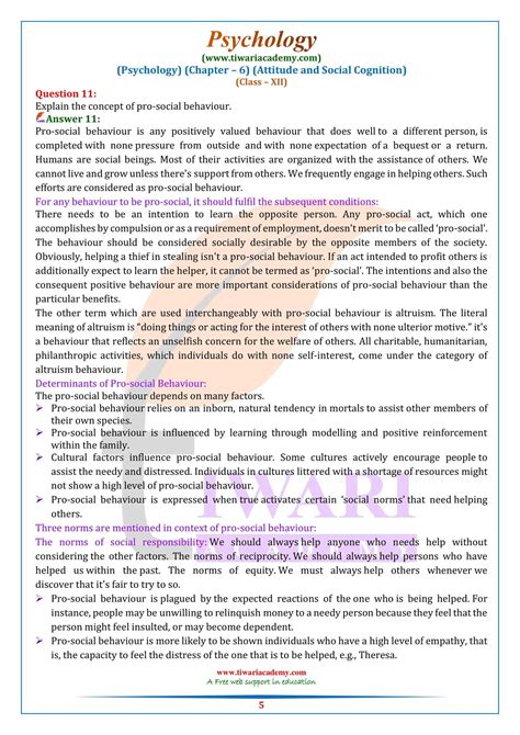 Ncert Solutions For Class 12 Psychology Chapter 6 Attitude And Social