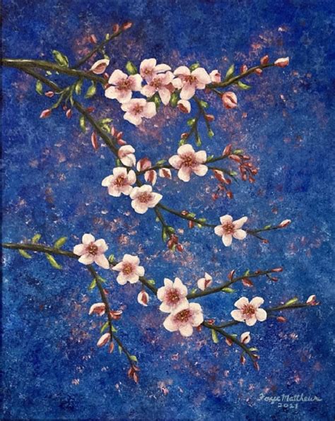 Cherry Blossoms Faye Matthews Fine Art