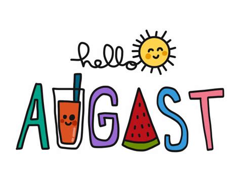 August Illustrations Royalty Free Vector Graphics And Clip Art Istock