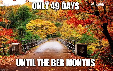 Only 49 Days Until The Ber Months Imgflip