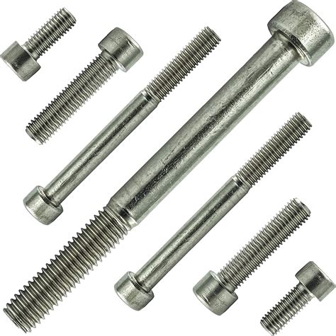 M12 X 80 Mm 10 Pieces Cylinder Screws With Hexagon Socket Stainless Steel Va A2 V2a