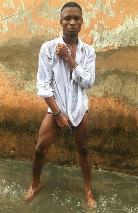 If a nigerian man suspects you to be intolerant of his (sometimes) bad behaviour, he will drop you like a hot potato. Nigerian man strikes suggestive poses on wet floor ...