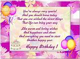Special Birthday Sayings Images