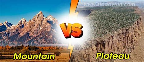 Difference Between Mountain And Plateau Differences