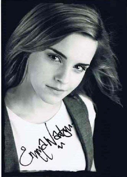 Emma Watson Signed Autograph Hollywood Celebrities Celebrities Female