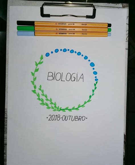 Capa Para Trabalho De Biologia Ensino Médio