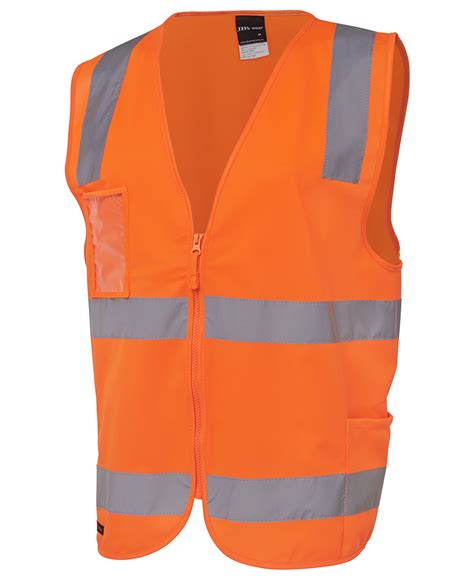 Jbs Wear Hi Vis Day Night Zip Safety Vest