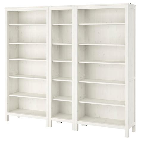 Ikea Hemnes Bookcase White Stain Solid Wood Has A Natural Feel