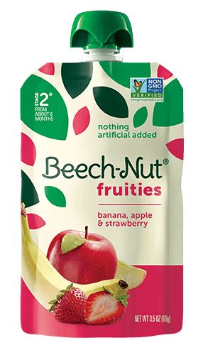 Banana Apple And Strawberry Fruities Pouch Beech Nut