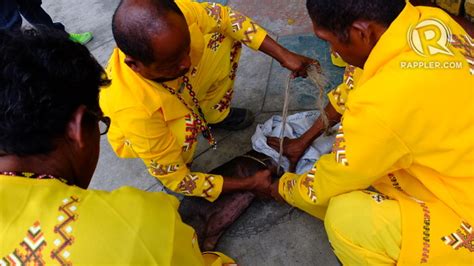 Mamanwa Tribe Perform Ritual To Lift Mine Suspension Order