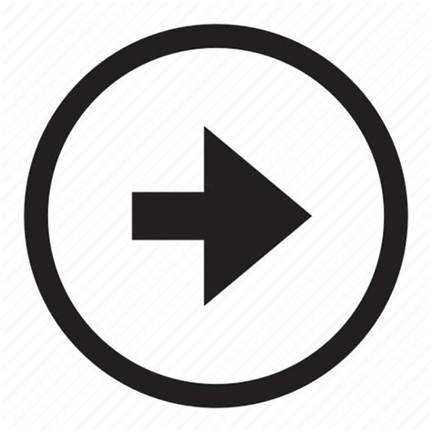 Arrow Button Control Forward Go Right Icon