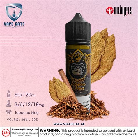 Tobacco Kings Original E Juice By Dr Vapes Abu Dhabi Dubai Vape