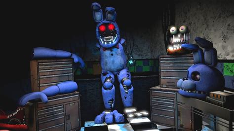 Fnaf Help Wanted Repairing Withered Bonnie Game Play Animation Five