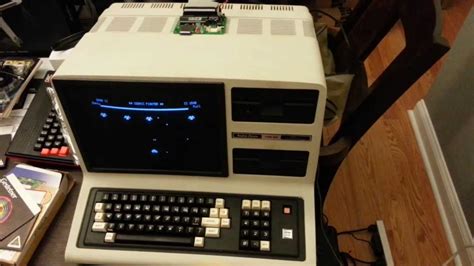 Trs 80 Model 4 Running Cosmic Fighter From Frehd Youtube