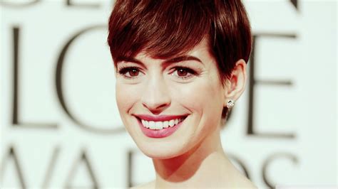 Anne Hathaway Short Hairstyles Youtube