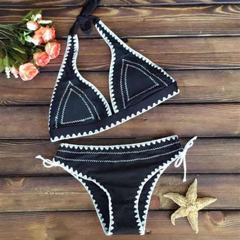 Sexy Handmade Crochet Bikini 2018 New Design Swimwear Women Brazilian