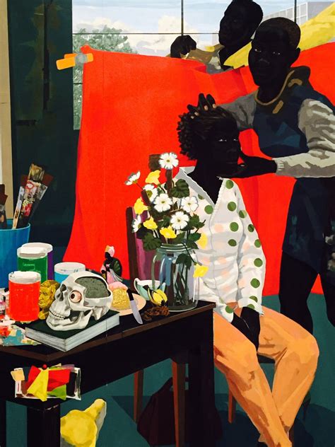 Kerry James Marshall Contemporary African Art Resin Art Painting
