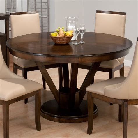 Made in malaysia, the table is built from sturdy and comfortably seats up to six. 50 Round Dining Table Design Ideas | Ultimate Home Ideas